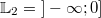 \mathbb{L}_2=\;\rbrack-\infty;0\rbrack