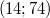 (14; 74)
