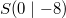 S(0 \mid -8)