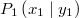 P_1 \left(x_1 \mid y_1 \right)