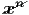   n
/<msup><mrow>x/</mrow><mrow ></mrow></msup >   